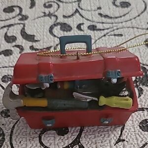 Red Tool Box Ornament